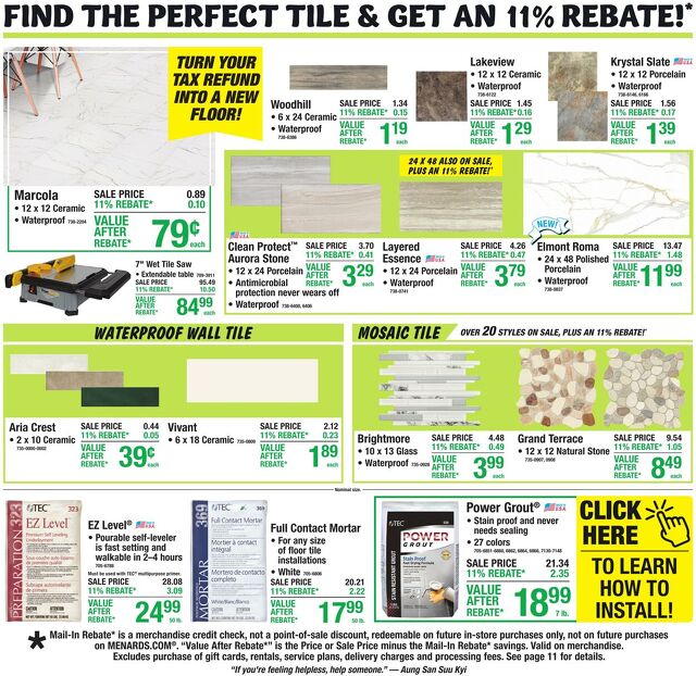 Catalogue Menards from 03/11/2026