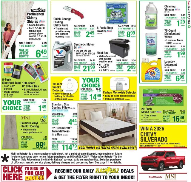 Catalogue Menards from 03/11/2026