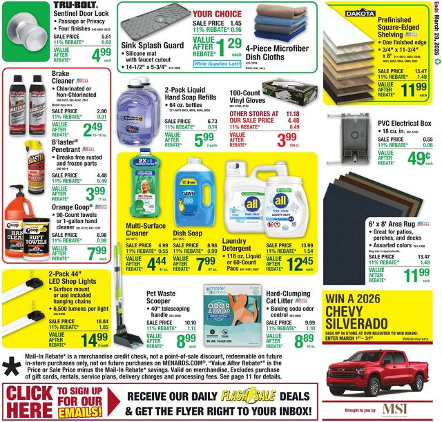 Catalogue Menards from 03/18/2026