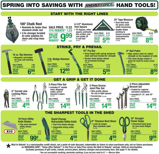 Catalogue Menards from 03/25/2026