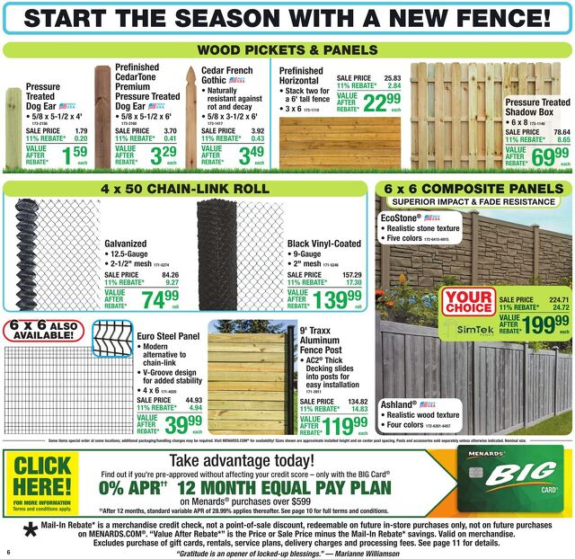 Catalogue Menards from 03/25/2026