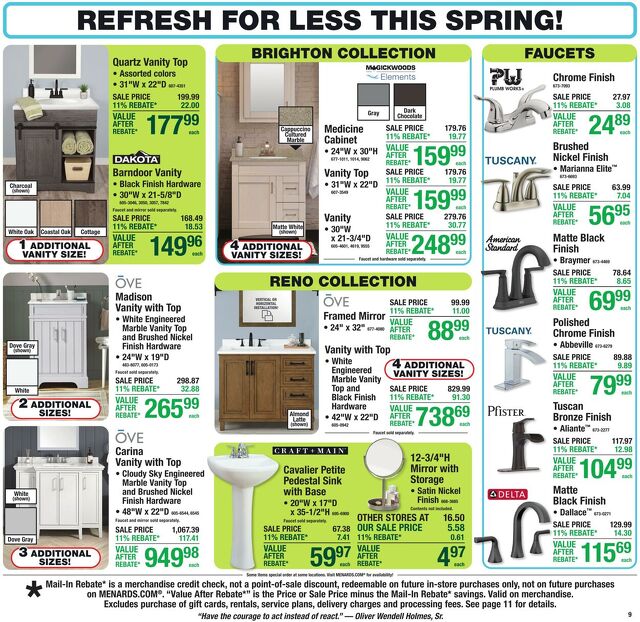 Catalogue Menards from 03/25/2026
