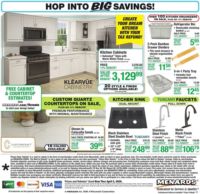 Catalogue Menards from 03/25/2026