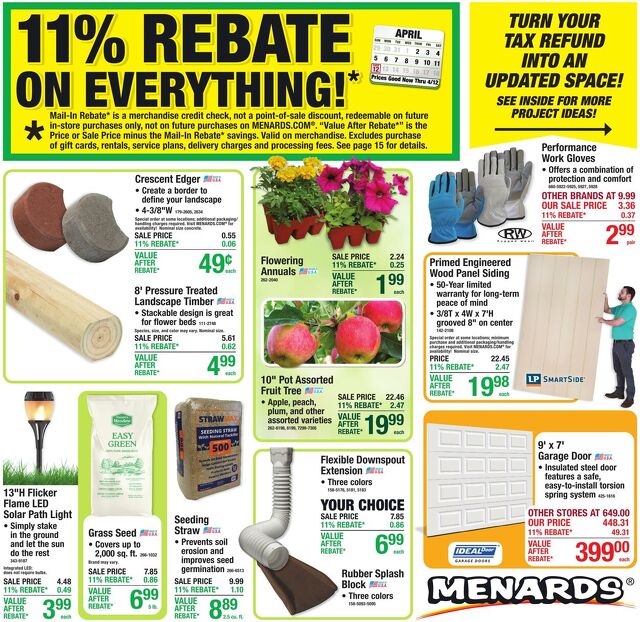Catalogue Menards from 04/01/2026