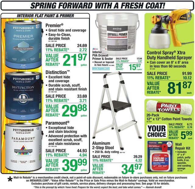 Catalogue Menards from 04/01/2026