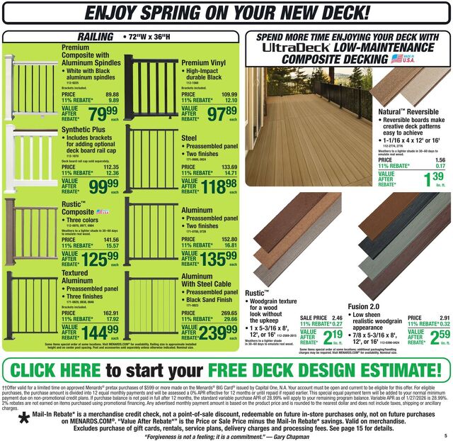 Catalogue Menards from 04/01/2026