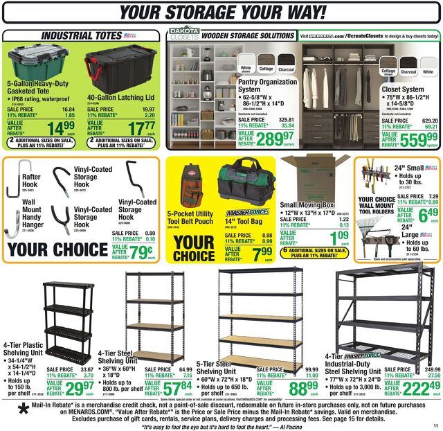 Catalogue Menards from 04/01/2026