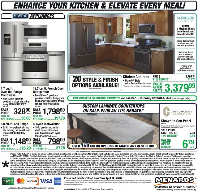 Catalogue Menards from 04/01/2026