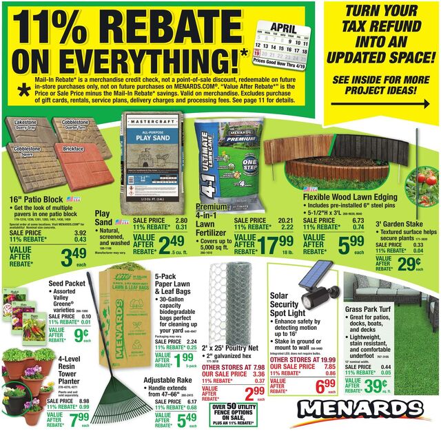 Catalogue Menards from 04/08/2026