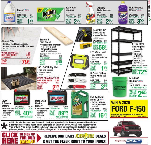Catalogue Menards from 04/15/2026