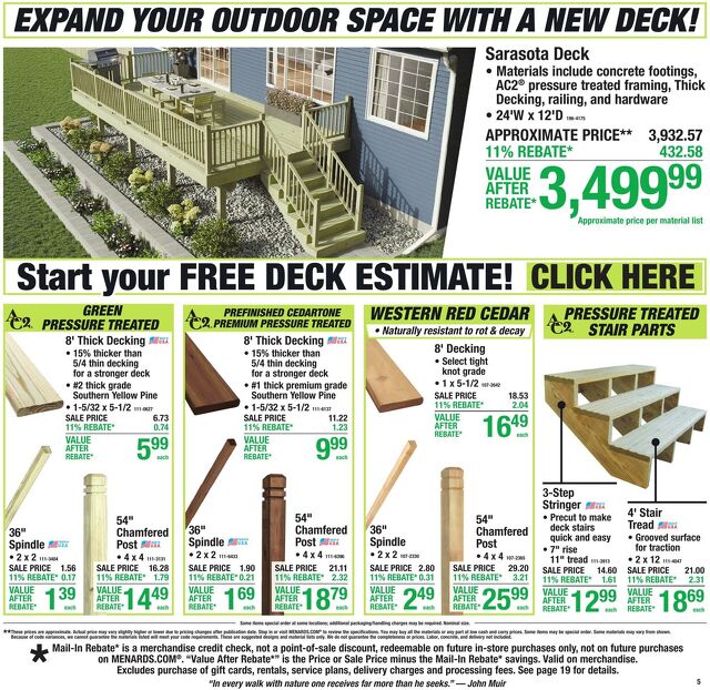 Catalogue Menards from 04/22/2026