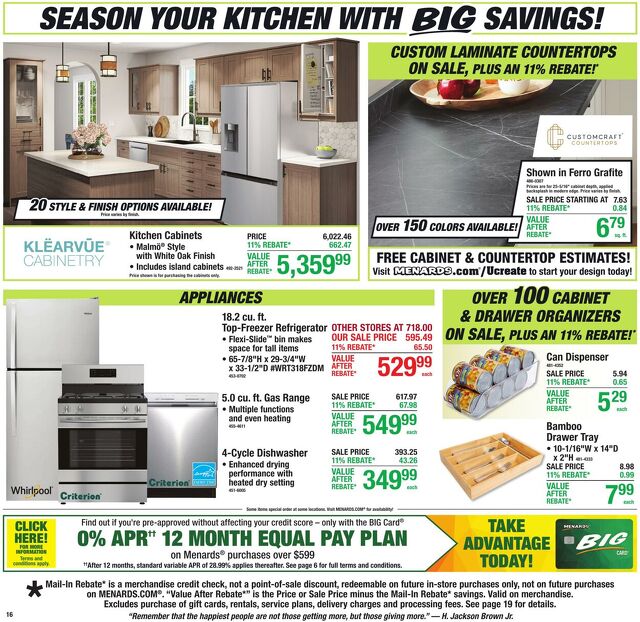 Catalogue Menards from 04/22/2026