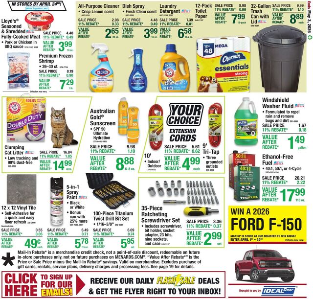 Catalogue Menards from 04/22/2026