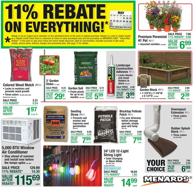 Catalogue Menards from 05/20/2026