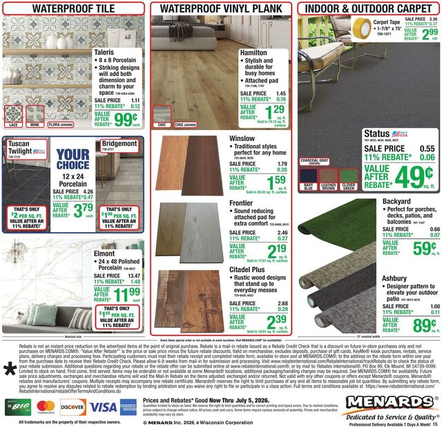 Catalogue Menards from 06/24/2026
