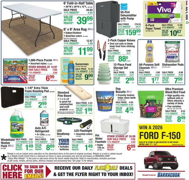 Catalogue Menards from 06/24/2026
