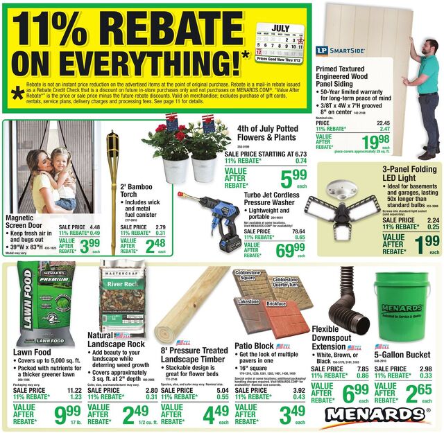 Catalogue Menards from 07/01/2026