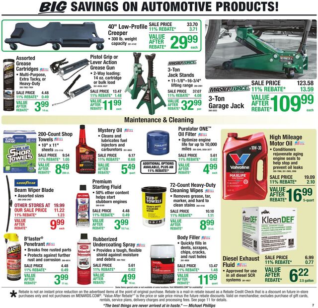 Catalogue Menards from 07/01/2026