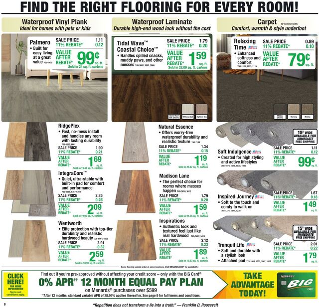 Catalogue Menards from 07/01/2026