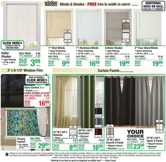 Catalogue Menards from 07/01/2026