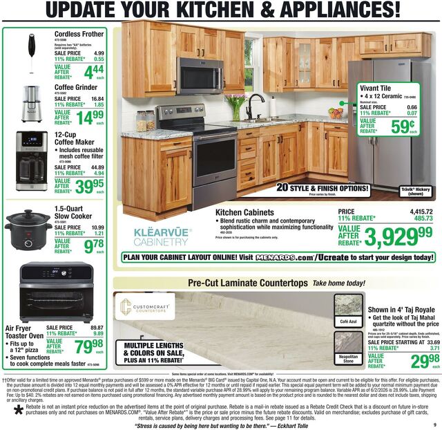 Catalogue Menards from 07/01/2026