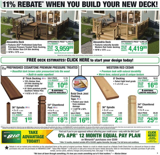 Catalogue Menards from 07/08/2026