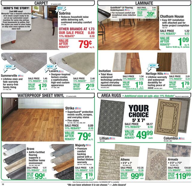 Catalogue Menards from 07/08/2026