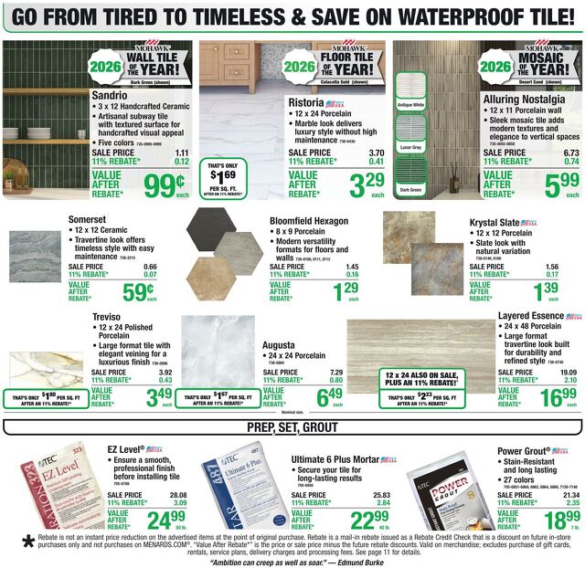 Catalogue Menards from 07/08/2026