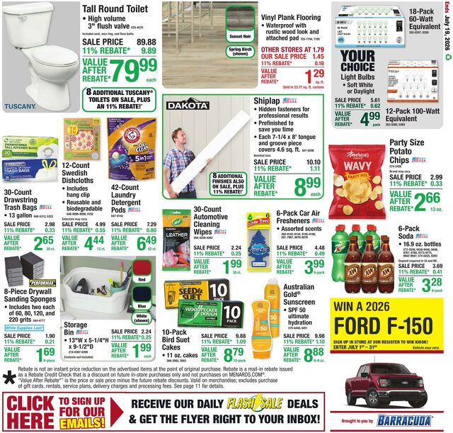 Catalogue Menards from 07/08/2026
