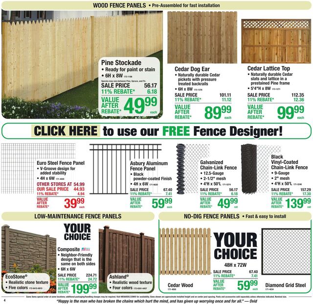 Catalogue Menards from 07/15/2026