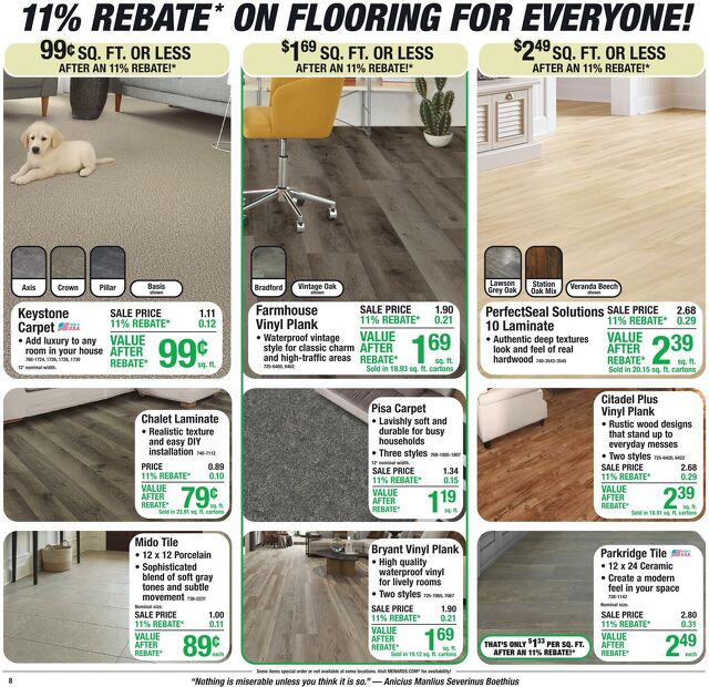 Catalogue Menards from 07/15/2026