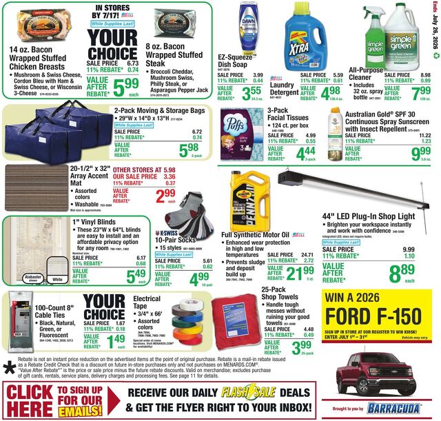 Catalogue Menards from 07/15/2026