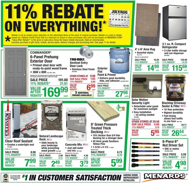Catalogue Menards from 07/22/2026