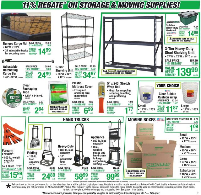 Catalogue Menards from 07/22/2026