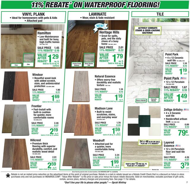 Catalogue Menards from 07/22/2026