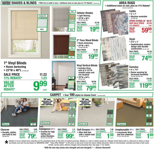 Catalogue Menards from 07/22/2026