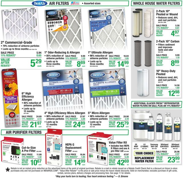 Catalogue Menards from 07/22/2026