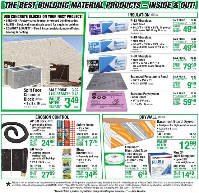 Catalogue Menards from 07/22/2026