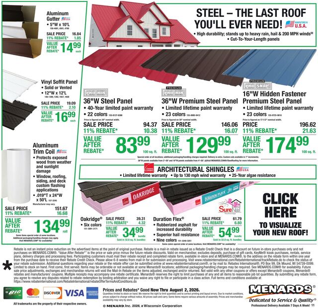 Catalogue Menards from 07/22/2026