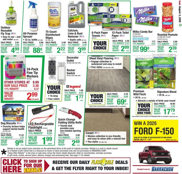 Catalogue Menards from 07/22/2026