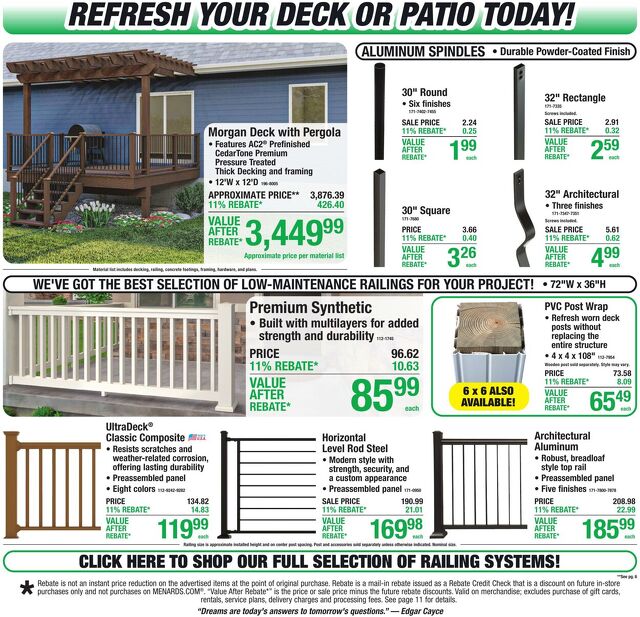 Catalogue Menards from 07/29/2026