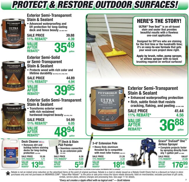 Catalogue Menards from 07/29/2026