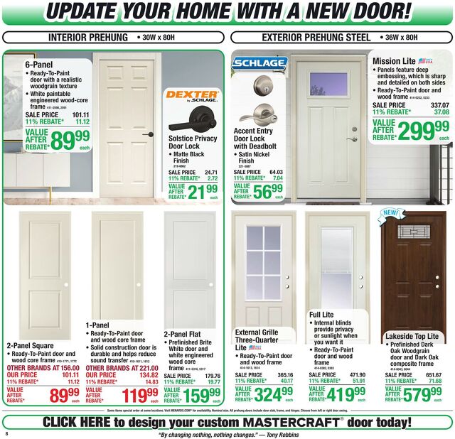 Catalogue Menards from 07/29/2026