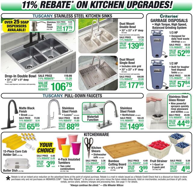Catalogue Menards from 07/29/2026