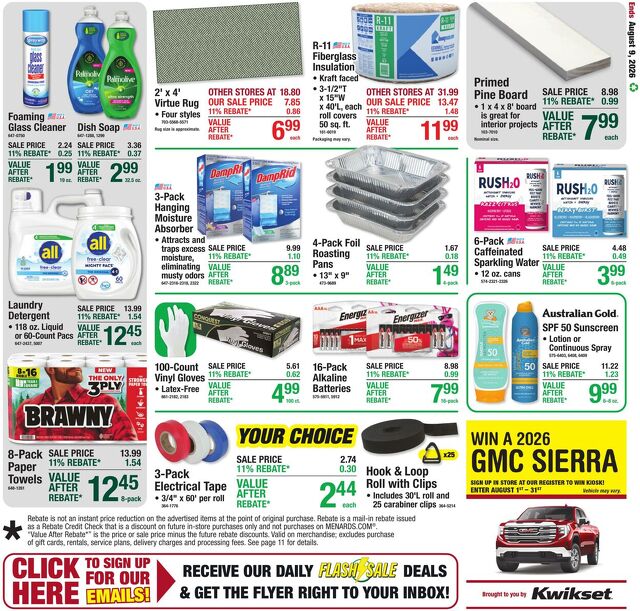 Catalogue Menards from 07/29/2026