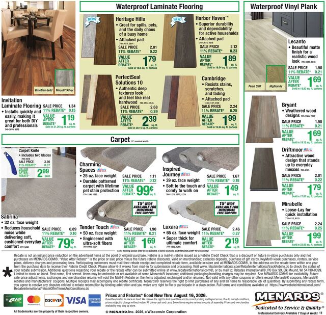 Catalogue Menards from 08/05/2026