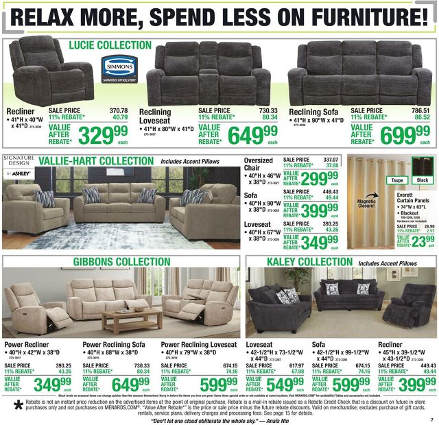 Catalogue Menards from 08/12/2026