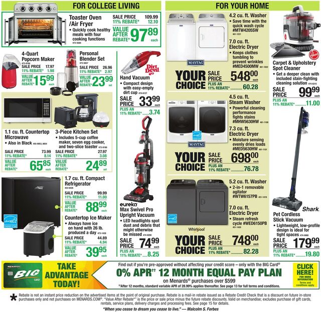 Catalogue Menards from 08/12/2026