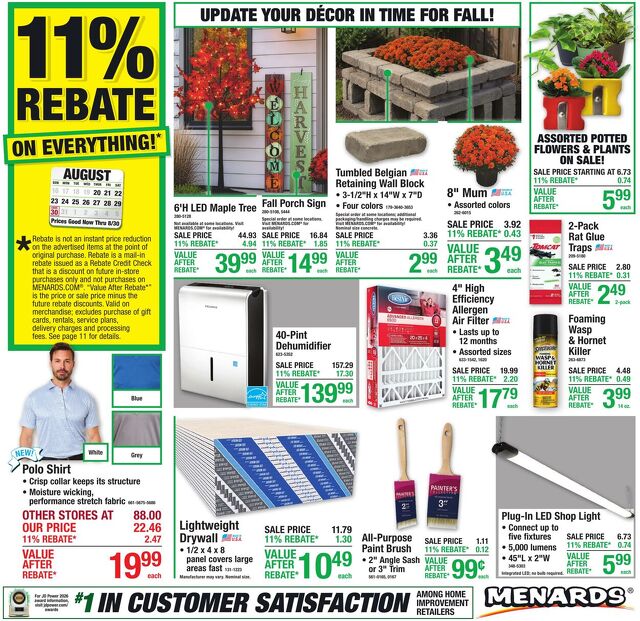 Catalogue Menards from 08/19/2026