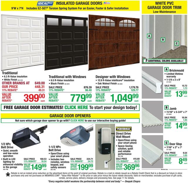 Catalogue Menards from 08/19/2026